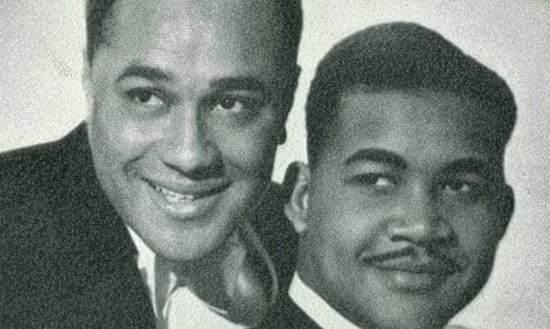 Chester Harriott with his singer partner, Vic Evans.